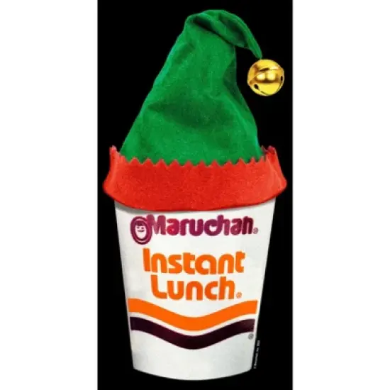 Women's Maruchan Elf Hat Instant Lunch T-Shirt image {1}