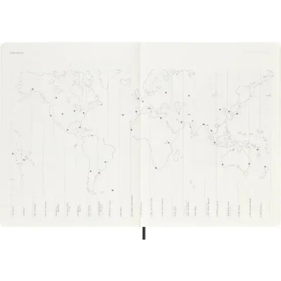 Moleskine 2023 Planner Monthly 18 Month XL Soft Cover Black image {5}