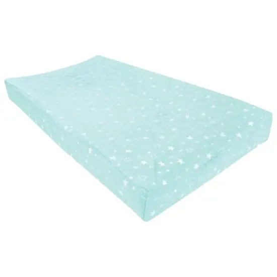 Luvable Friends Unisex Baby Fitted Changing Pad Cover, Boy Basic Elephant, One Size image {3}