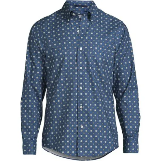 Lands' End Men's Traditional Fit No Iron Twill Shirt image {17}