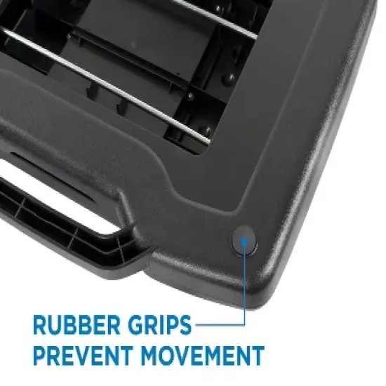 Mount-It! Footrest with Massaging Bead | Adjustable Height and Tilt Office Foot Rest Stool for Under Desk Support | 5 Height Settings, 3 Tilt Settings image {6}