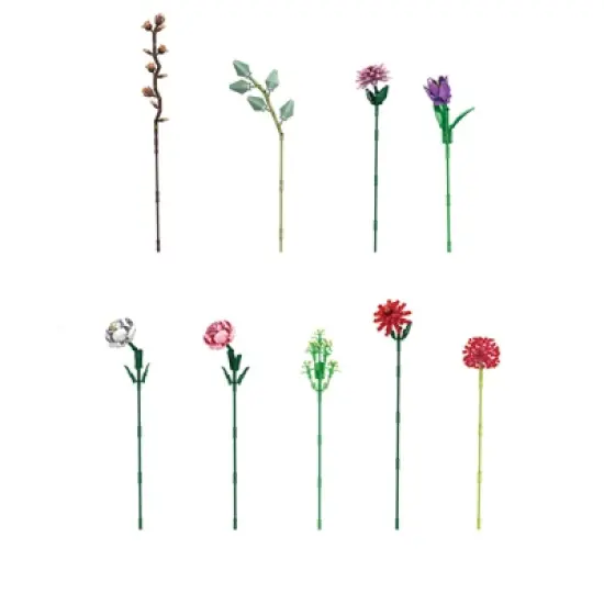 Contixo BK03 Spring Bouquet Floral Collection Building Block Set - 1237 PCS image {4}