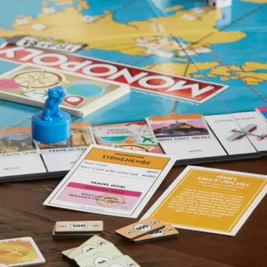 Monopoly Travel World Tour Monopoly Board Game image {4}