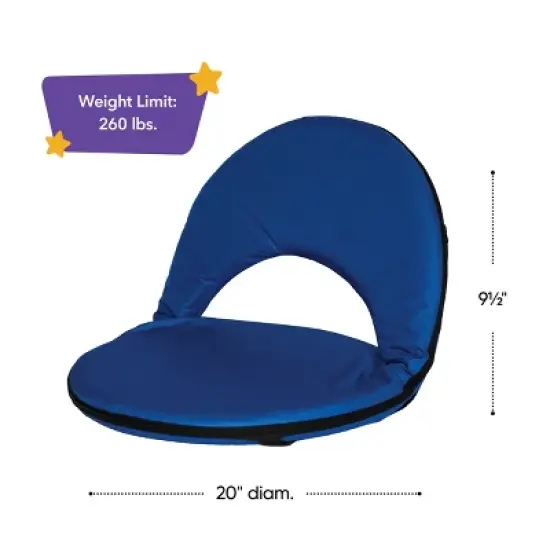 Comfortable 5-Position Folding Chair with Carrying Strap, for Kids and Adults image {2}