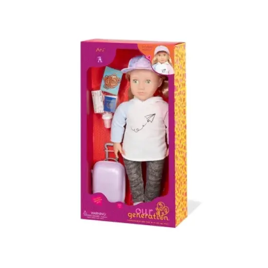 Our Generation Ari with Rolling Luggage & Accessories 18" Travel Doll image {4}
