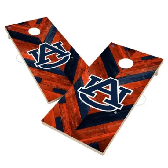 NCAA Auburn Tigers 2'x4' Solid Wood Cornhole Board image {1}