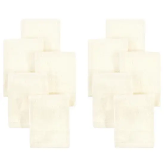Little Treasure Baby Unisex Rayon from Bamboo Luxurious Washcloths, Cream, One Size image {1}