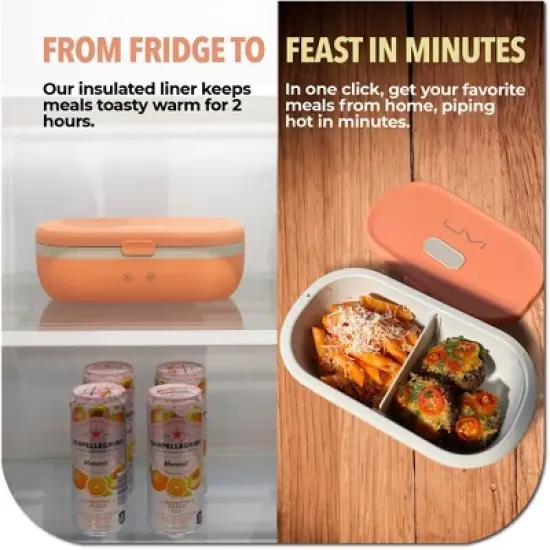UVI Lunchbox &ndash; Portable Self-Heating Lunch Box with UV Sanitizer (BPA-Free, Food-Safe, Heat-Resistant) image {4}
