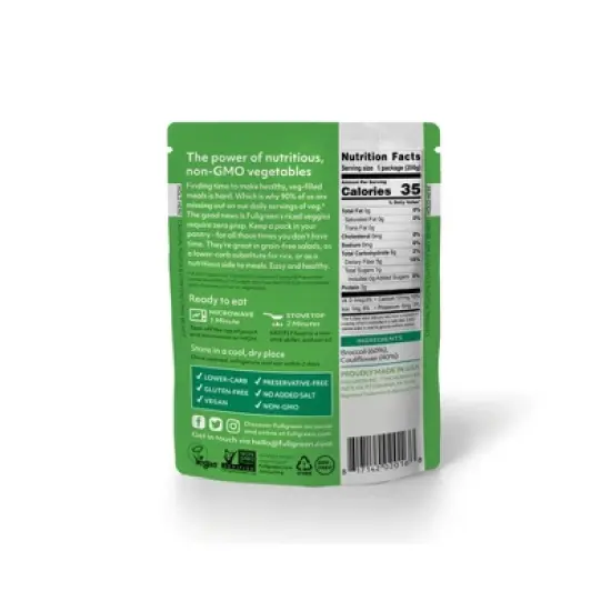 FullGreen Riced Broccoli & Cauliflower - 7.05oz image {1}