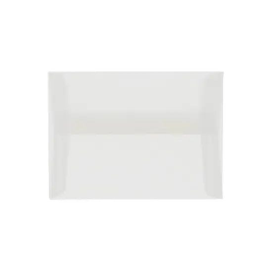 JAM Paper A6 Translucent Vellum Invitation Envelopes 4.75 x 6.5 Clear 25/Pack (13756) image {4}