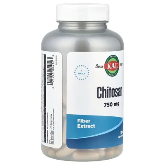 KAL Chitosan, 750 mg, 120 Veg Caps image {3}