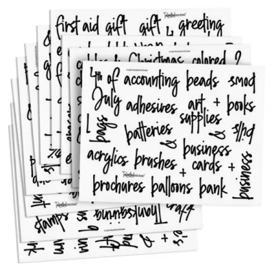 Talented Kitchen 212 Pack School & Office Labels for Storage Bins, Classroom Organization Stickers for Containers, Arts & Crafts Supplies Label image {6}