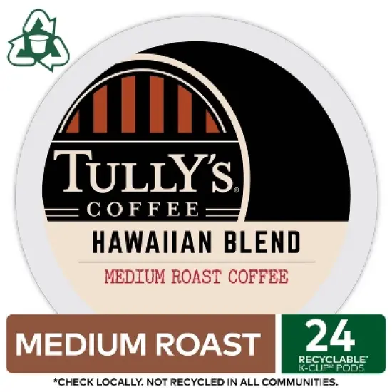 Tully's Coffee Hawaiian Blend Coffee Pods - Medium Roast - 24ct image {8}