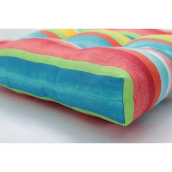 Set of 2 Outdoor/Indoor Wicker Seat Cushions Dina - Pillow Perfect image {1}