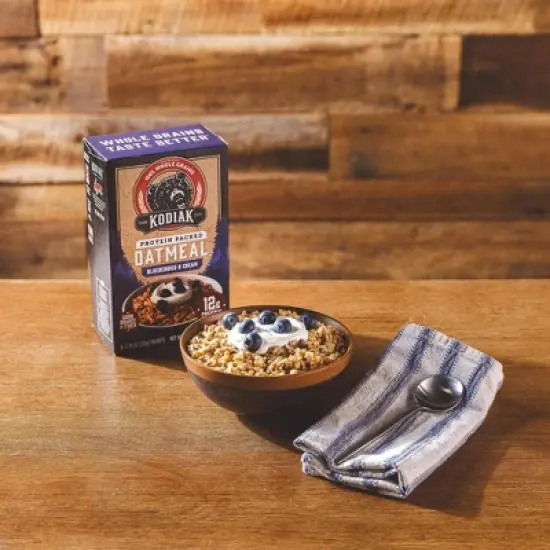 Kodiak Protein-Packed Instant Oatmeal Blueberries & Cream - 6ct image {4}