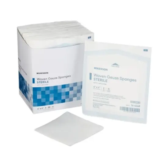 McKesson Woven Gauze Sponges, Sterile, 8-Ply image {9}