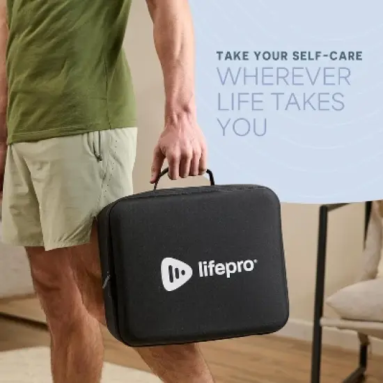 Lifepro Massage Gun with 8 Heads & 5 Speeds ? Deep Tissue Percussion Massager for Athletes ? Compatible with Holder (Sold Separately) image {4}