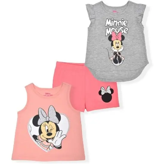 Disney Girl's 3-Pack Fancy Nancy Short Set with Tee, Tank Top and Print Shorts for Toddlers image {19}