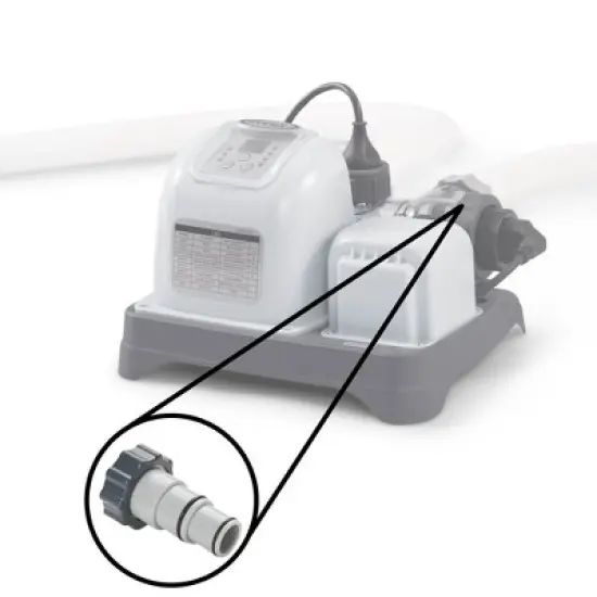 Intex Replacement Hose Adapter A w/ Collar for Threaded Connection Pumps (Pair) image {4}