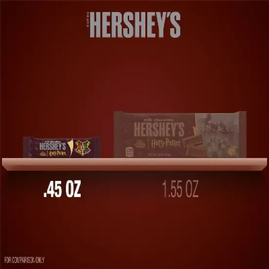 HERSHEY'S Milk Chocolate Harry Potter Halloween Candy Snack Size Box - 18.9oz/42pc image {6}