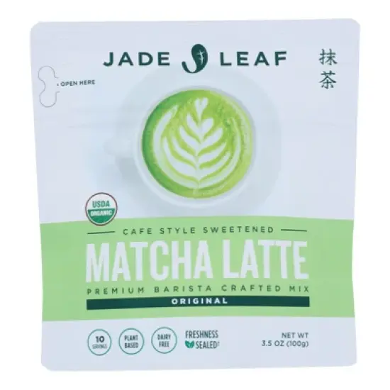 Jade Leaf Organics Llc Matcha Latte Mix Tea - Case of 8/3.5 oz image {1}