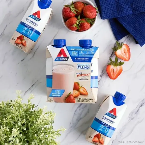 Atkins RTD Shake - Strawberry image {2}