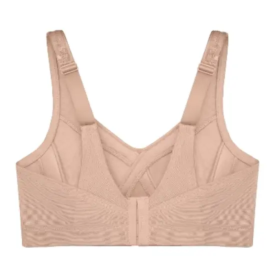 Glamorise Womens MagicLift Seamless Everyday Wirefree Bra 1007 Caf&eacute; image {4}