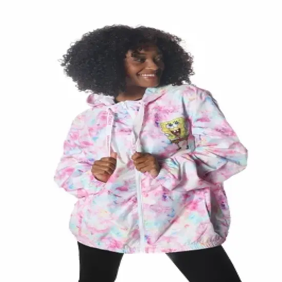 Members Only Women's SpongeBob Full Zip Jacket image {5}