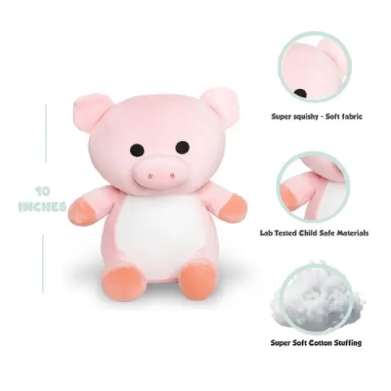 Avocatt Pink Pig Plush image {1}