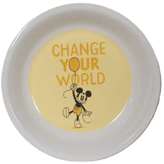 Disney Parks Mickey Mouse "Change Your World" 7.5-inch Pet Bowl image {4}