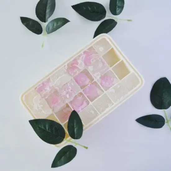 Unique Bargains Silicone Square Easy Ice Release 24 Grid Ice Cube Trays image {5}