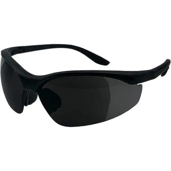 grinderPUNCH Full Lens Magnification Safety Glasses with Black Frame  Clear Lens   Magnifying Reading Eyewear image {5}