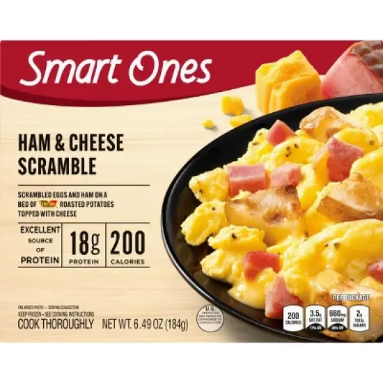 Smart Ones Frozen Ham and Cheese Egg Scramble 6.49oz image {8}