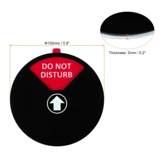 Unique Bargains 4 Options Magnetic Adhesive Decor Office Business Privacy Sign 2 Pcs image {1}