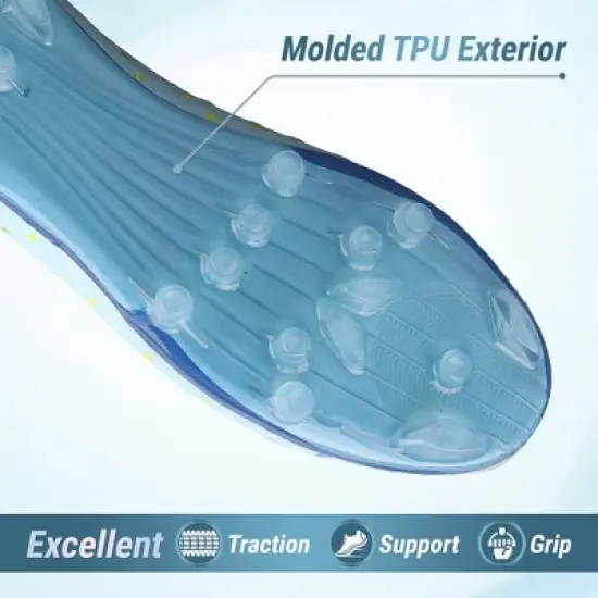 Vizari Tioga Firm Ground Adult Soccer Shoes for Men and Women | Transparent Studs for Outdoor Football Shoes image {2}