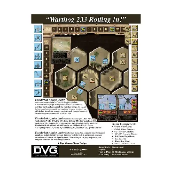 Thunderbolt-Apache Leader (2nd Printing) Board Game image {1}