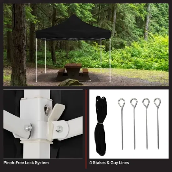 Stalwart 10x10 ft Pop Up Canopy Tent image {5}