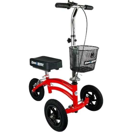 KneeRover Jr All Terrain Knee Scooter Red image {9}