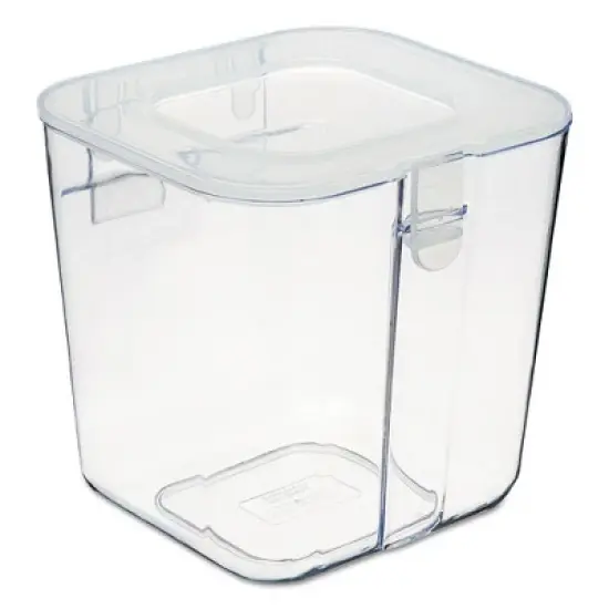 Deflecto Stackable Caddy Organizer, Small, Clear, 4.33" x 4" x 4.38" image {5}