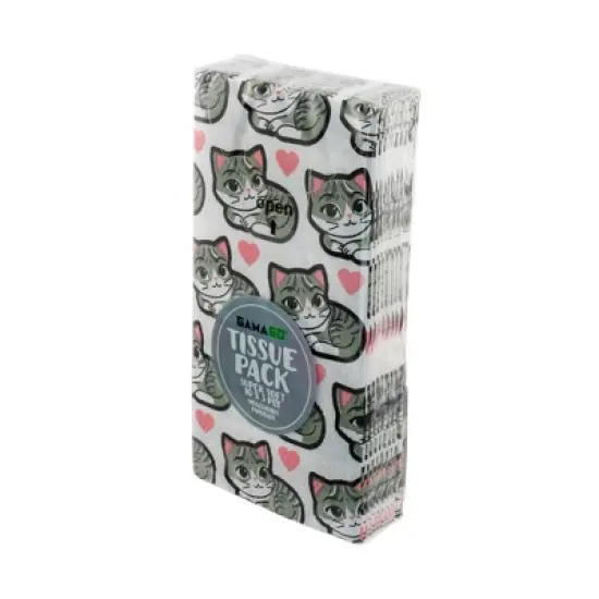 GAMAGO Kitten Travel Size Tissues | 1 Pack image {2}
