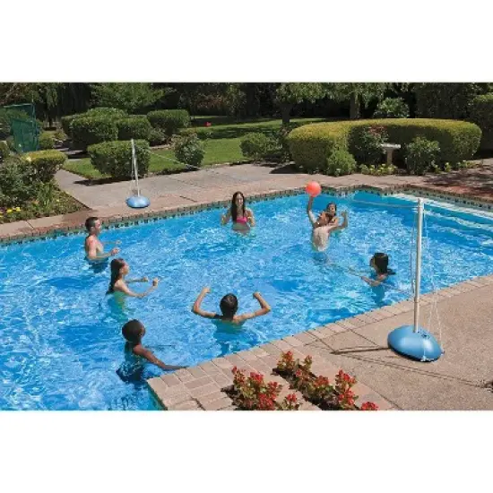 Poolmaster Swimming Pool Volleyball and Badminton Game image {2}