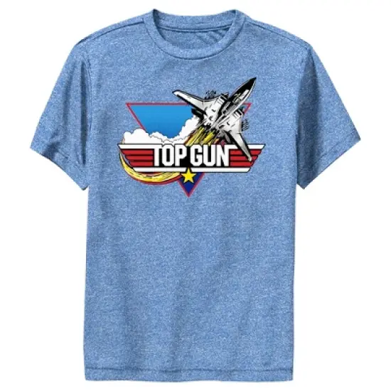 Boy's Top Gun Fighter Jet Logo Performance Tee image {3}