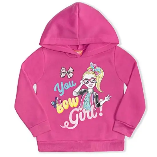 Nickelodeon Girl's 2-Pack You Bow Girl! Jojo Siwa Hooded Sweatshirt and Legging Pants Set for Kids image {1}