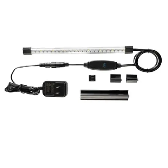 GloFish 10" LED White, Blue and Magenta Light Stick for Fish Aquariums up to 20gal Aquarium Ornament Decor image {9}