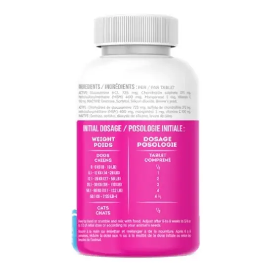 UBAVET UBASPORT Advanced Joint Care Tablets for Dogs & Cats (90 ct) image {1}