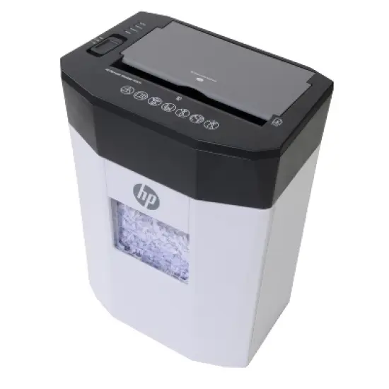 HP Inc. AF809 80-Sheet Microcut Auto-Feed Shredder in White image {9}