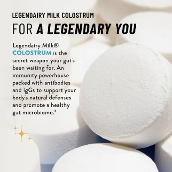Legendairy Milk Colostrum Supplement Chewable Tablets - 60ct image {5}