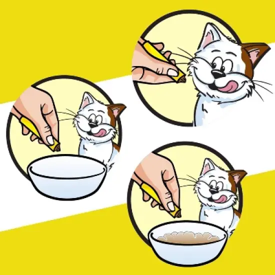 Temptations Creamy Puree with Chicken Lickable Squeezable Adult Cat Treats image {4}