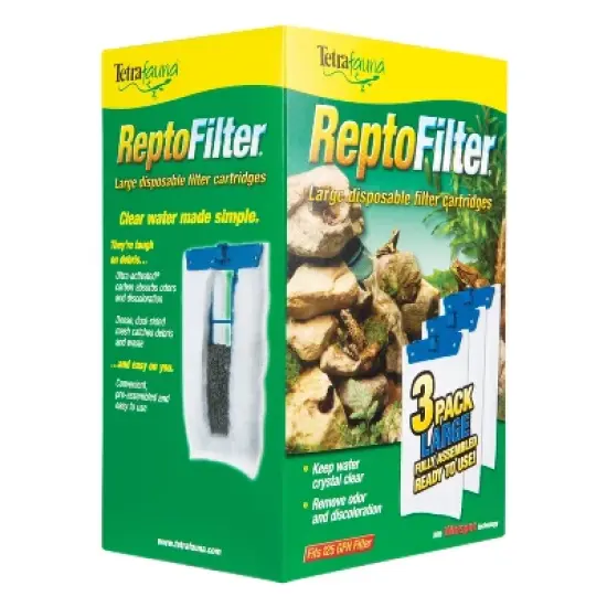 Tetra Fauna Repto Filter Ready-to-Use Disposable Aquarium Filter Cartridges - L image {2}