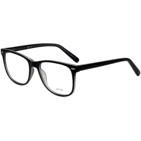 Metro Designer Reading Glasses Metro-35-Black-Crystal in Black Matte Crystal 53m image {5}